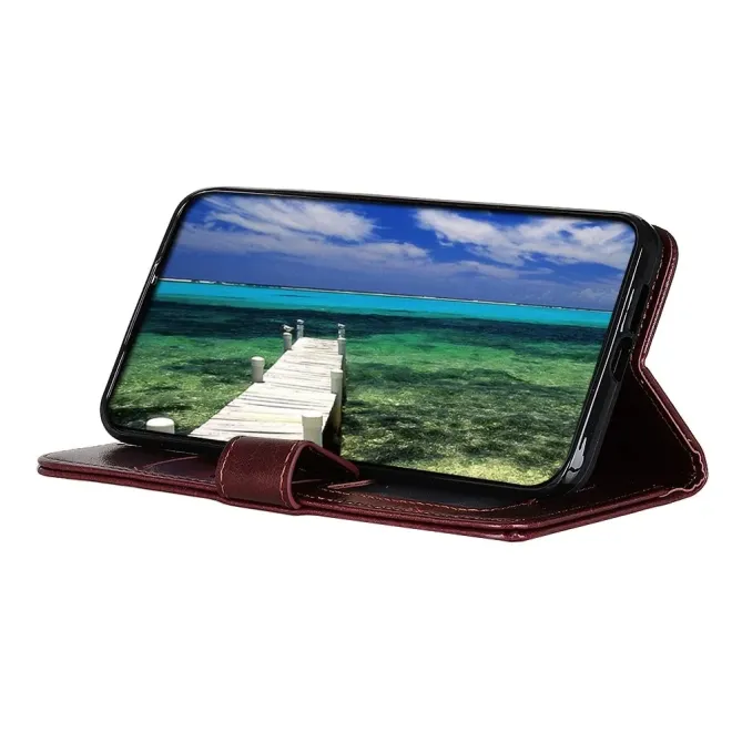 Housse Motorola Moto G77 / G67 Aspect Vieilli avec Support