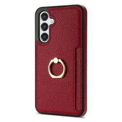 Coque Samsung Galaxy S26 Plus Série Alpha avec Anneau et Porte-Carte