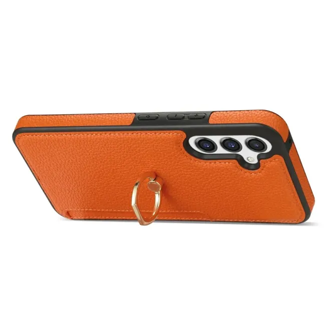 Coque Samsung Galaxy S26 Plus Série Alpha avec Anneau et Porte-Carte