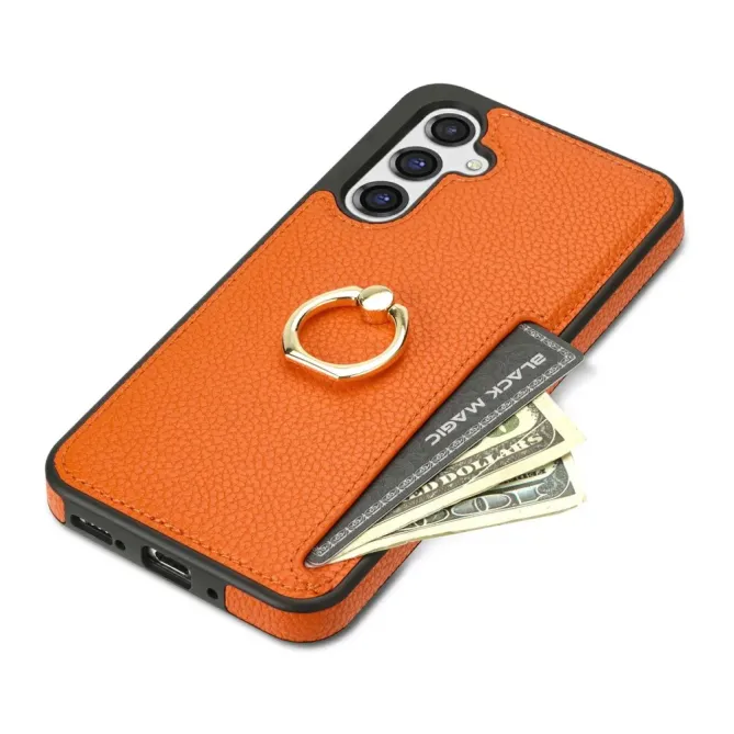 Coque Samsung Galaxy S26 Plus Série Alpha avec Anneau et Porte-Carte