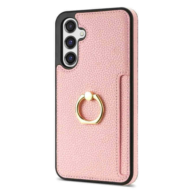 Coque Samsung Galaxy S26 Plus Série Alpha avec Anneau et Porte-Carte