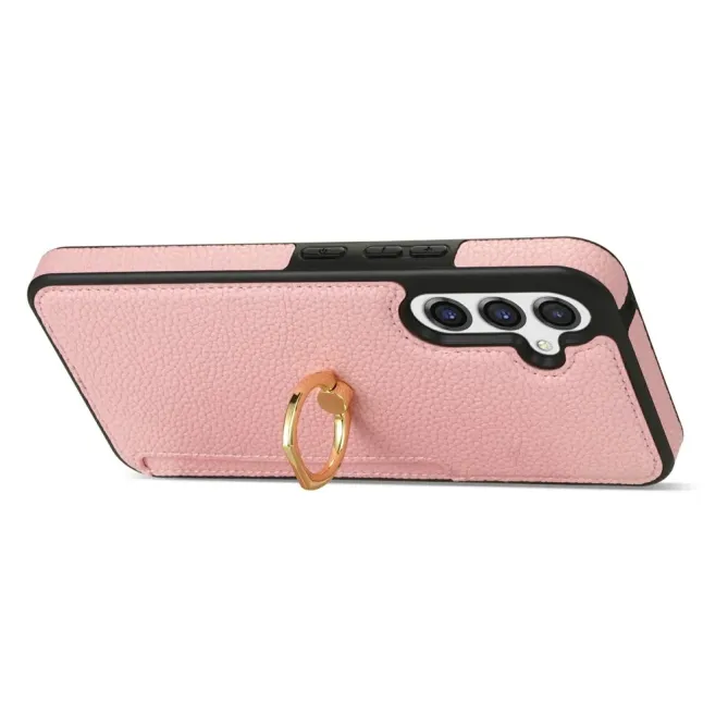 Coque Samsung Galaxy S26 Plus Série Alpha avec Anneau et Porte-Carte