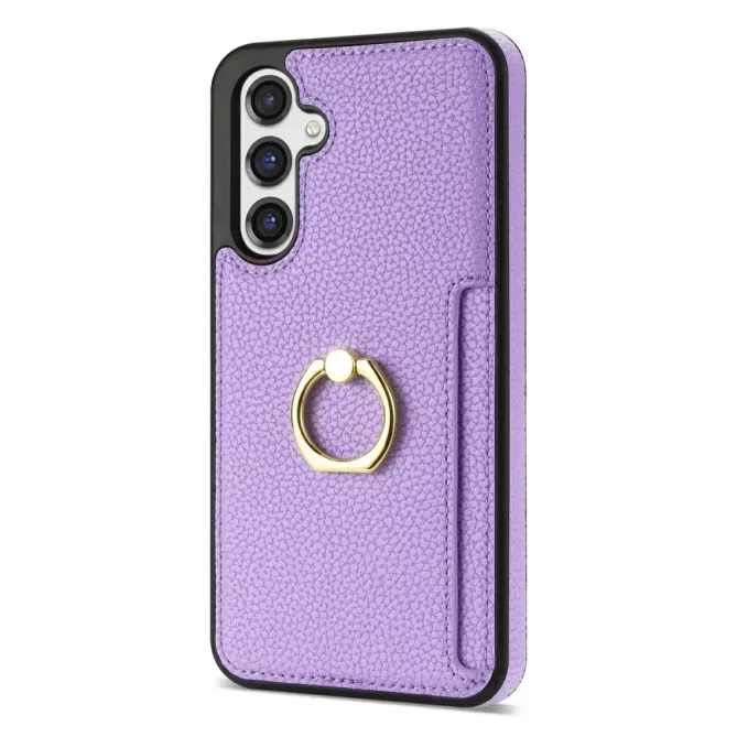 Coque Samsung Galaxy S26 Plus Série Alpha avec Anneau et Porte-Carte