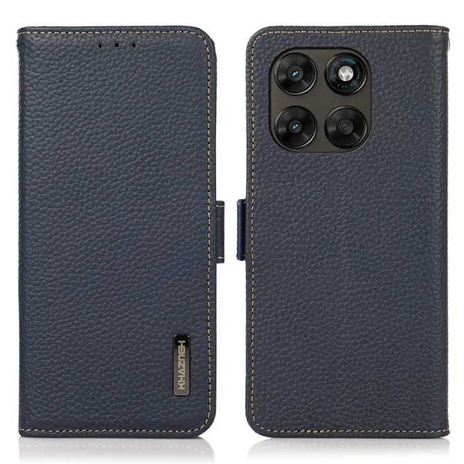 Housse Motorola Moto G77 / G67 KHAZNEH cuir grainé first