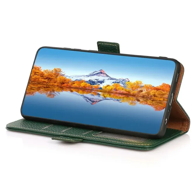 Housse Motorola Moto G77 / G67 KHAZNEH cuir grainé first
