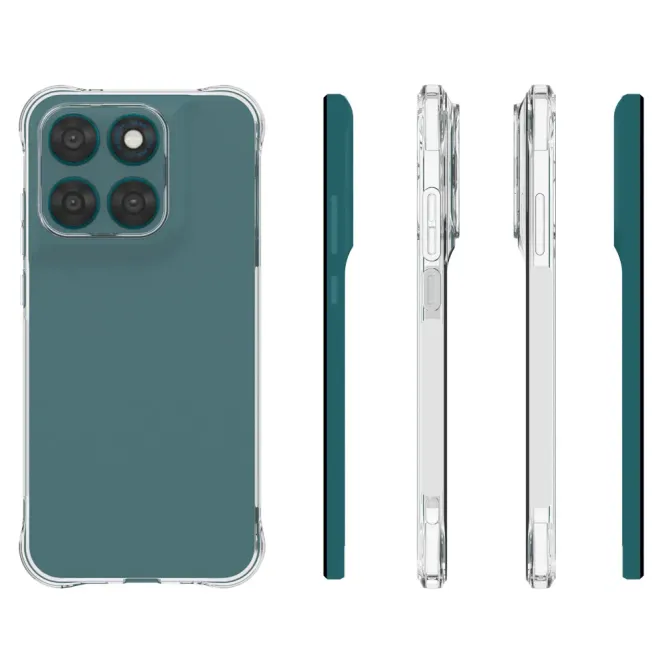 Pack Moto G67 / G77 | Coque Coins Renforcés Transparente avec Verre Trempé