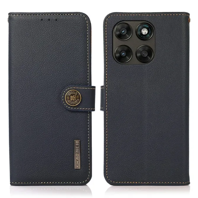 Housse Motorola Moto G77 / G67 KHAZNEH Classic en cuir