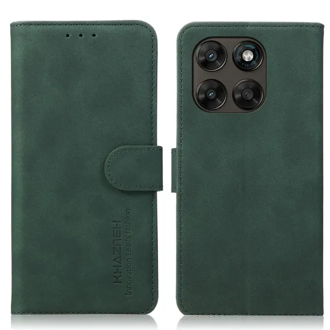 Housse Motorola Moto G77 / G67 KHAZNEH Effet Cuir Doux