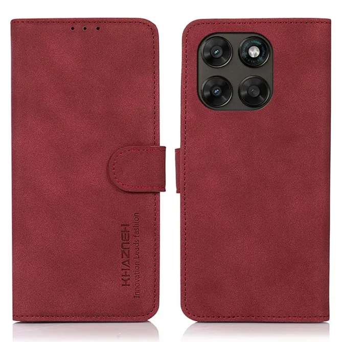 Housse Motorola Moto G77 / G67 KHAZNEH Effet Cuir Doux