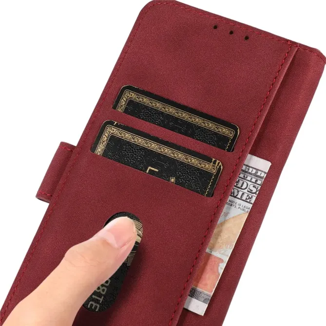 Housse Motorola Moto G77 / G67 KHAZNEH Effet Cuir Doux