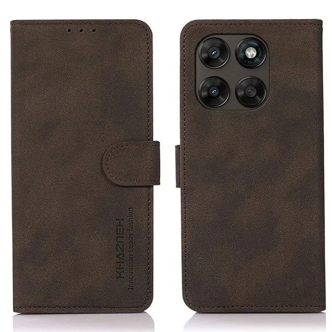 Housse Motorola Moto G77 / G67 KHAZNEH Effet Cuir Doux