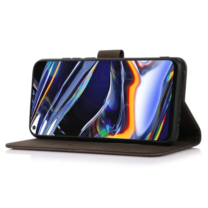 Housse Motorola Moto G77 / G67 KHAZNEH Effet Cuir Doux