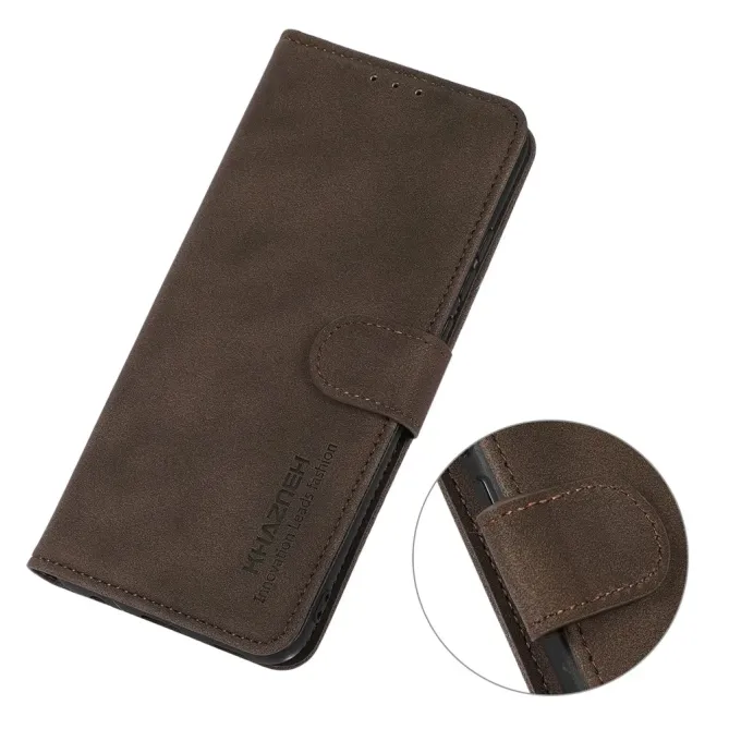 Housse Motorola Moto G77 / G67 KHAZNEH Effet Cuir Doux
