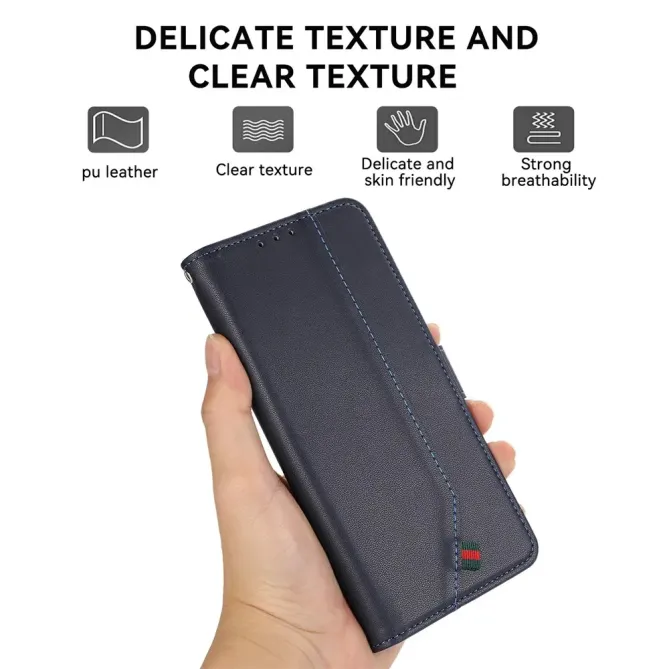 Housse Motorola Moto G77 / G67 Effet Cuir avec Protection RFID