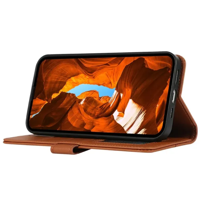 Housse Motorola Moto G77 / G67 Effet Cuir avec Protection RFID