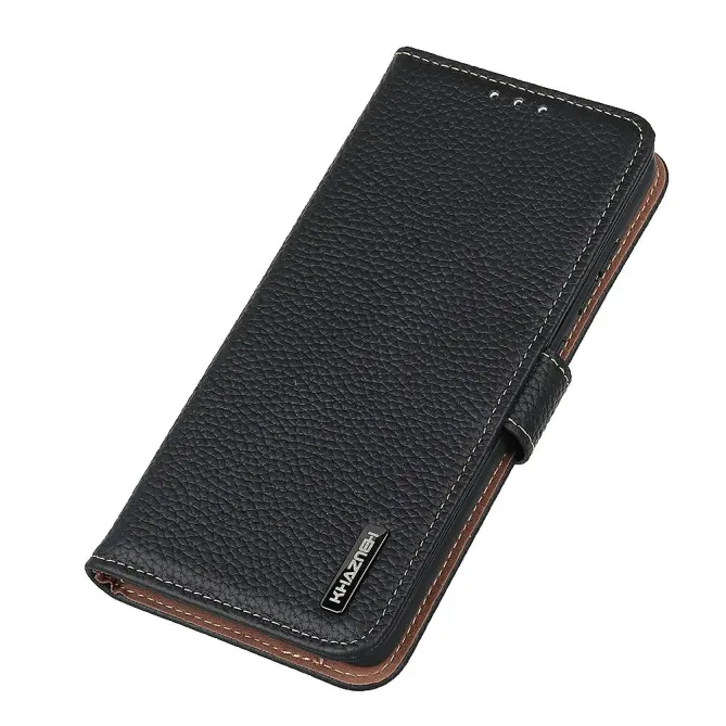 Housse Motorola Moto G77 / G67 Cuir Grainé KHAZNEH