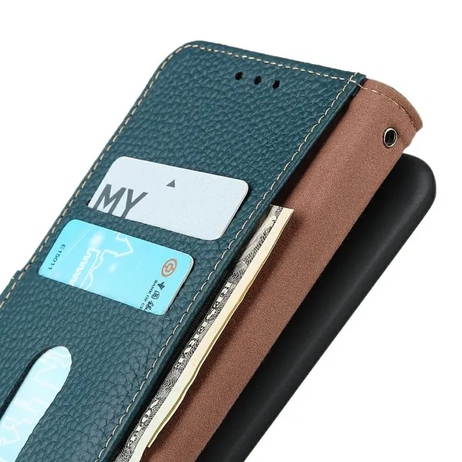 Housse Motorola Moto G77 / G67 Cuir Grainé KHAZNEH