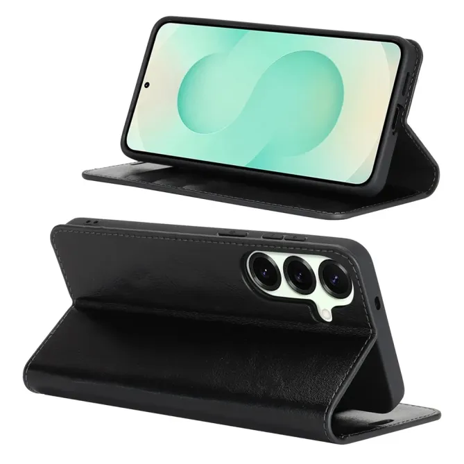 Housse Samsung Galaxy S26 Plus Cuir Porte Cartes Fonction Support