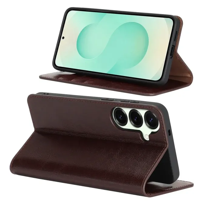 Housse Samsung Galaxy S26 Plus Cuir Porte Cartes Fonction Support