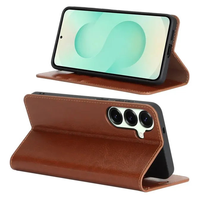 Housse Samsung Galaxy S26 Plus Cuir Porte Cartes Fonction Support