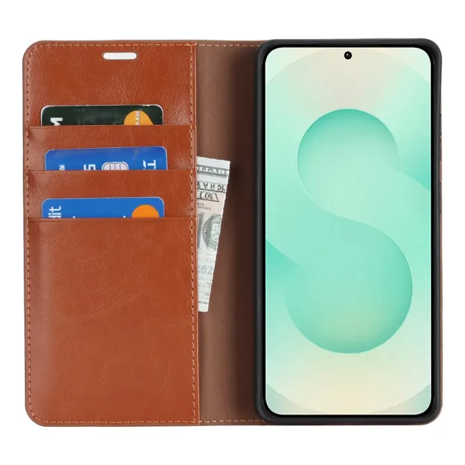 Housse Samsung Galaxy S26 Plus Cuir Porte Cartes Fonction Support