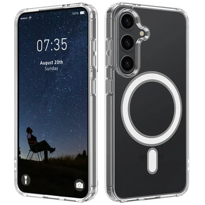 Coque Samsung Galaxy S26 Transparente Magnétique | Série Orion