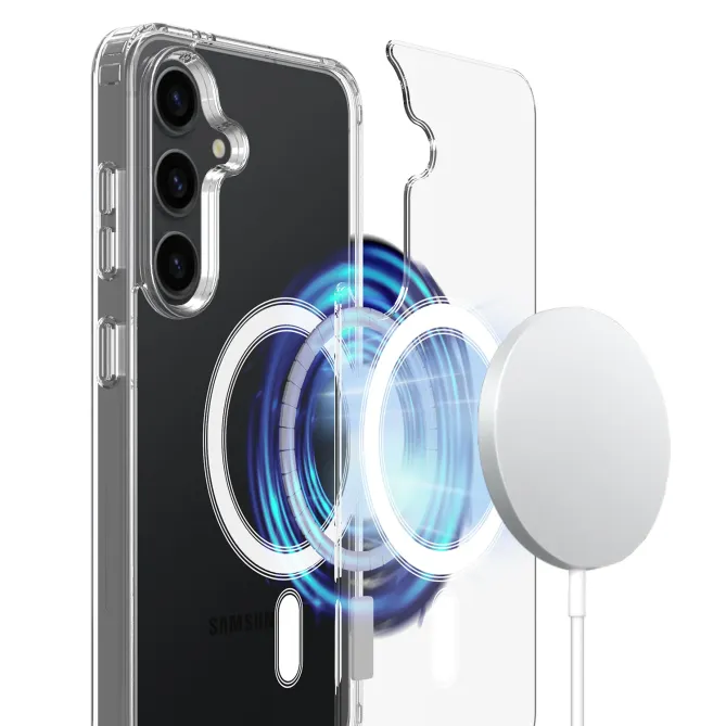 Coque Samsung Galaxy S26 Transparente Magnétique | Série Orion