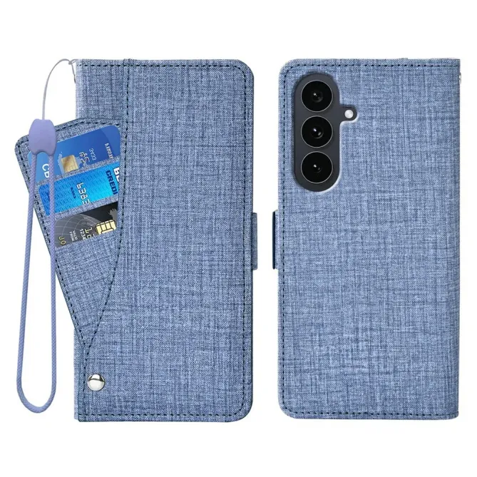 Housse Samsung Galaxy S26 Série Denim Effet Tissu