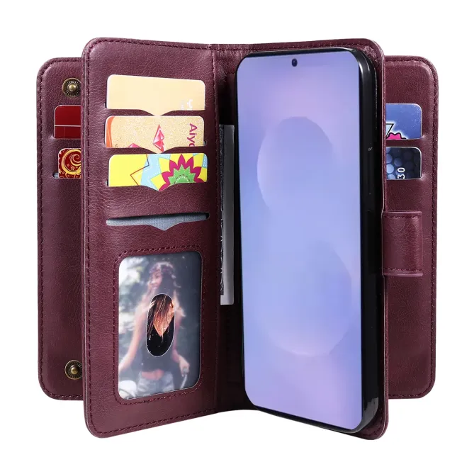 Housse Samsung Galaxy S26 Série Nomade avec 10 Porte-Cartes