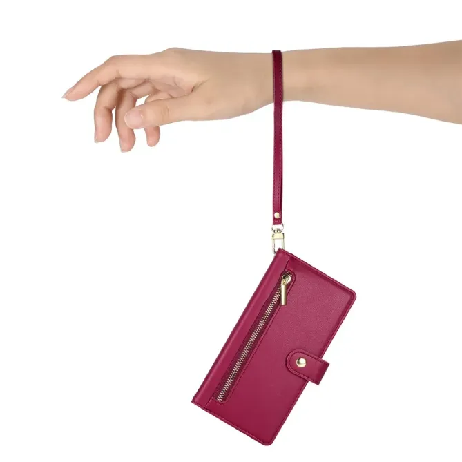 Housse Samsung Galaxy S26 Série Escapade avec Bandoulière et Zip