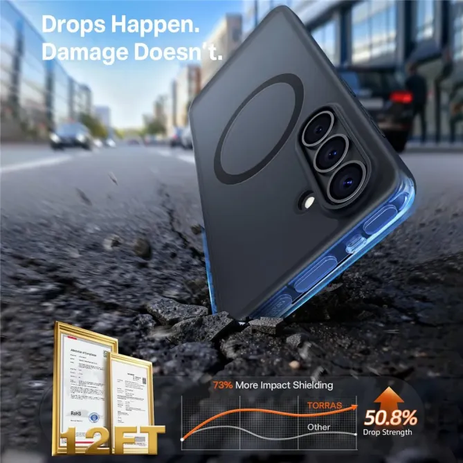 Coque Samsung Galaxy S26 TORRAS Guardian-Mag finition mate