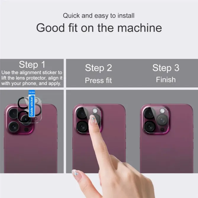 Protections Objectif Samsung Galaxy S26 Verre Trempé et Acrylique Cerclage Noir