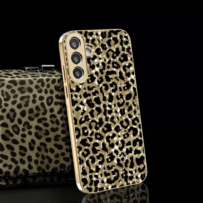 Coque Samsung Galaxy S26 Léopard Cadre Galvanisé