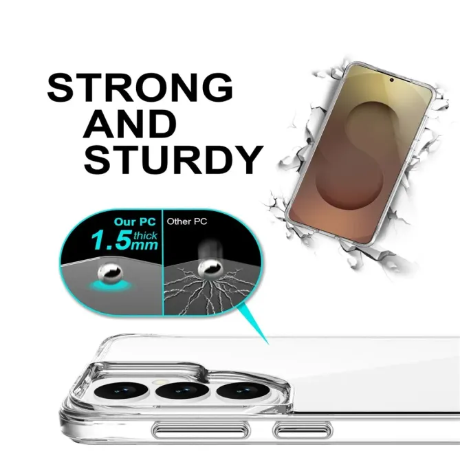 Coque Samsung Galaxy S26 Transparente Renforcée | Pure-Defense