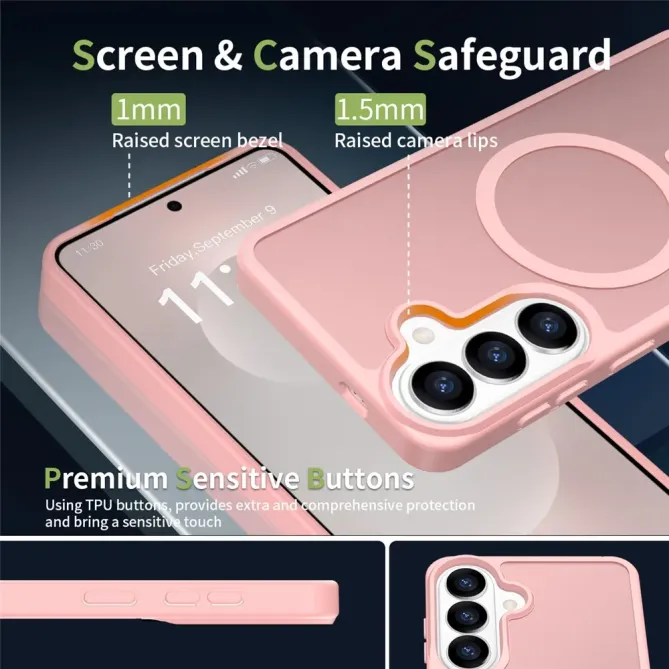 Coque Samsung Galaxy S26 Magnétique Fini Gommé