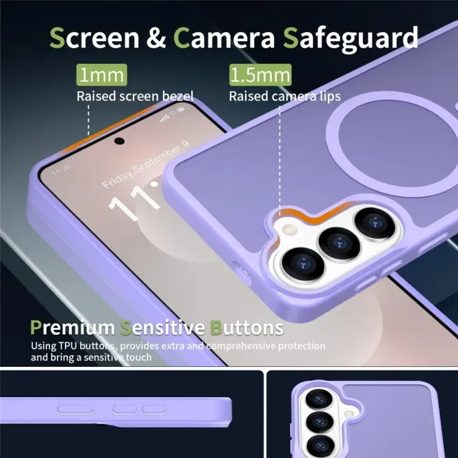 Coque Samsung Galaxy S26 Magnétique Fini Gommé