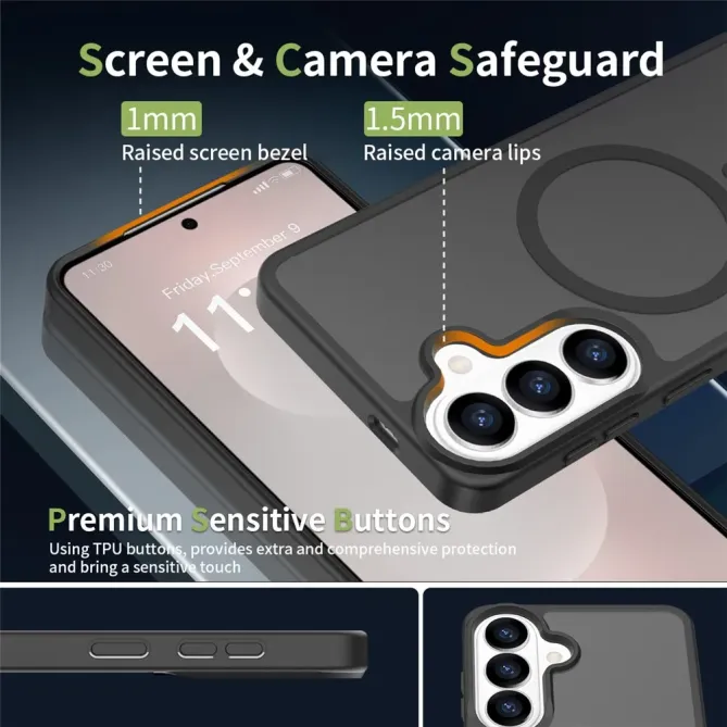 Coque Samsung Galaxy S26 Magnétique Fini Gommé