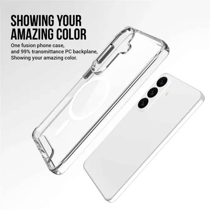 Coque Samsung Galaxy S26 Magnétique Transparente Antichoc
