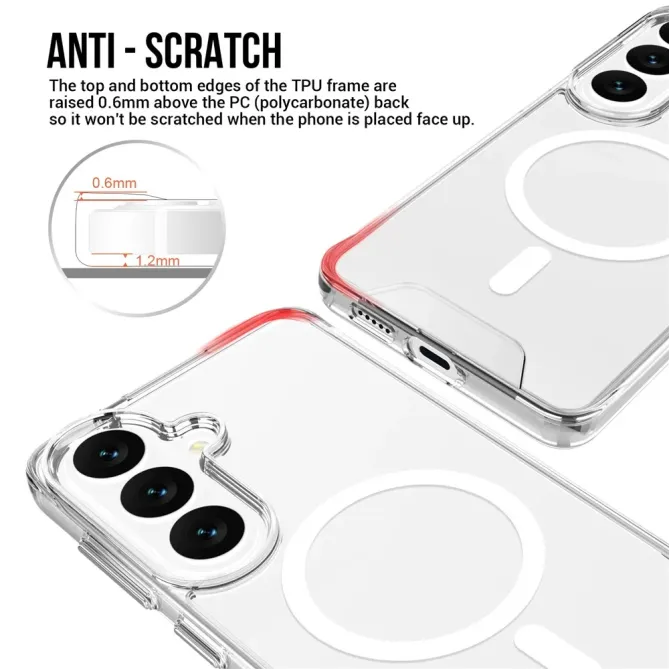 Coque Samsung Galaxy S26 Magnétique Transparente Antichoc