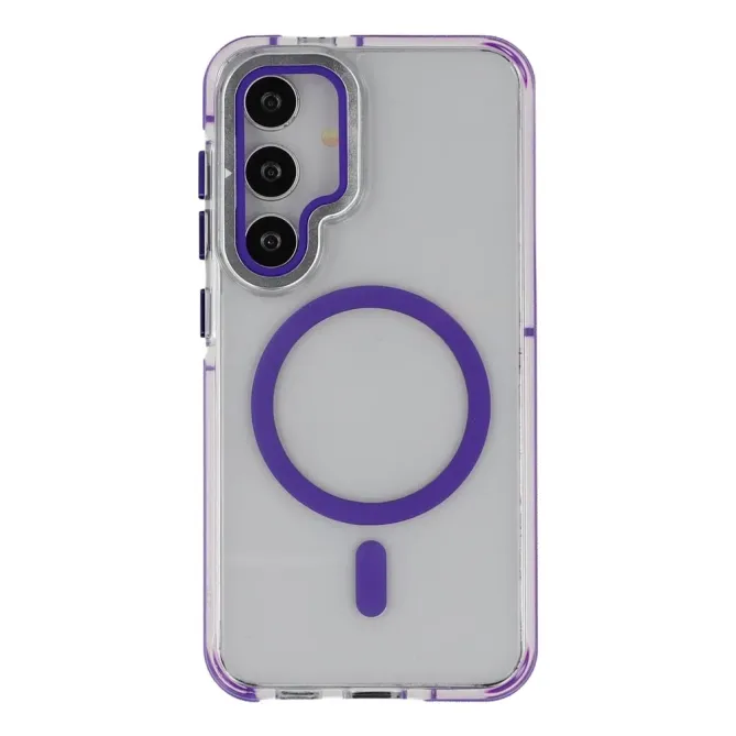 Coque Samsung Galaxy S26 Magnétique Transparente avec Support Caméra