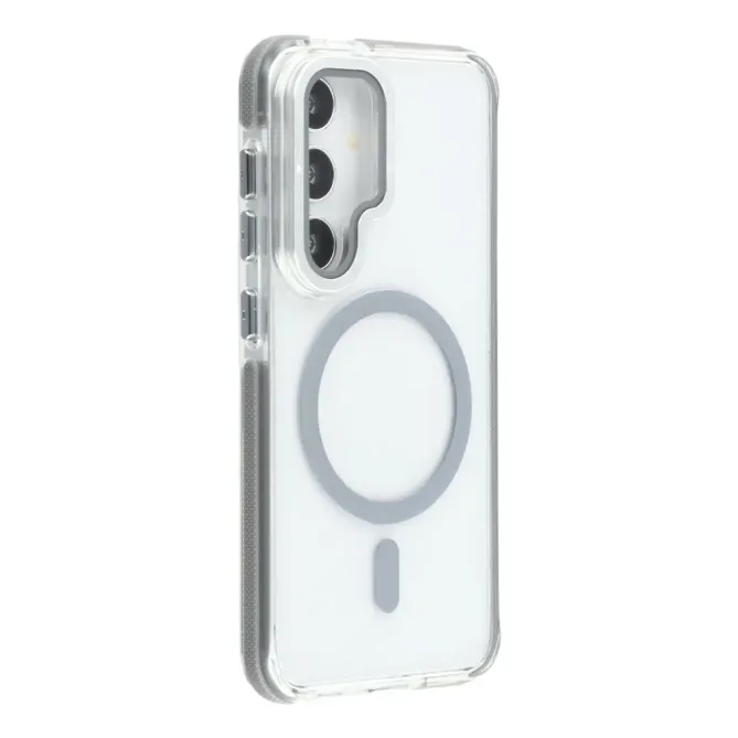 Coque Samsung Galaxy S26 Magnétique Transparente avec Support Caméra