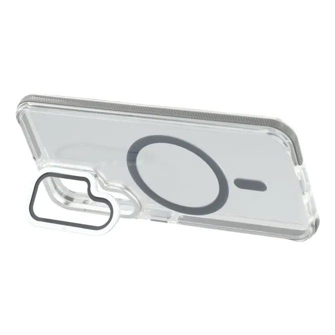 Coque Samsung Galaxy S26 Magnétique Transparente avec Support Caméra