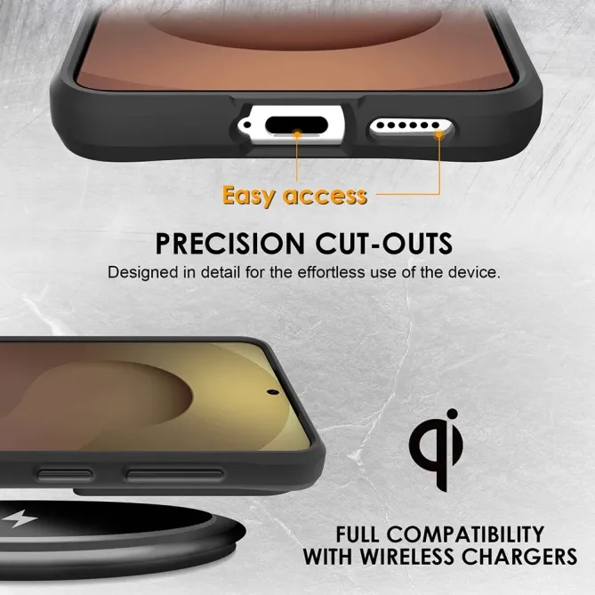 Coque Samsung Galaxy S26 Hybride Antichoc Bords Noirs