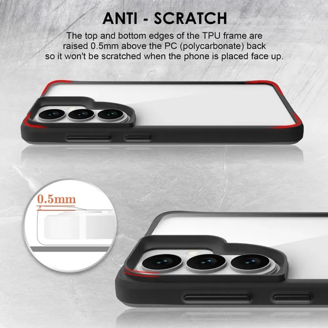 Coque Samsung Galaxy S26 Hybride Antichoc Bords Noirs