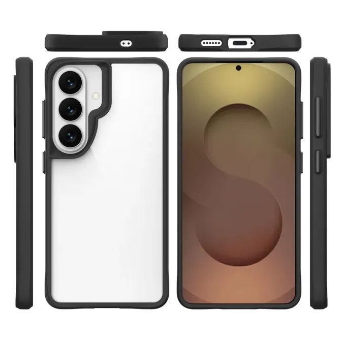 Coque Samsung Galaxy S26 Hybride Antichoc Bords Noirs