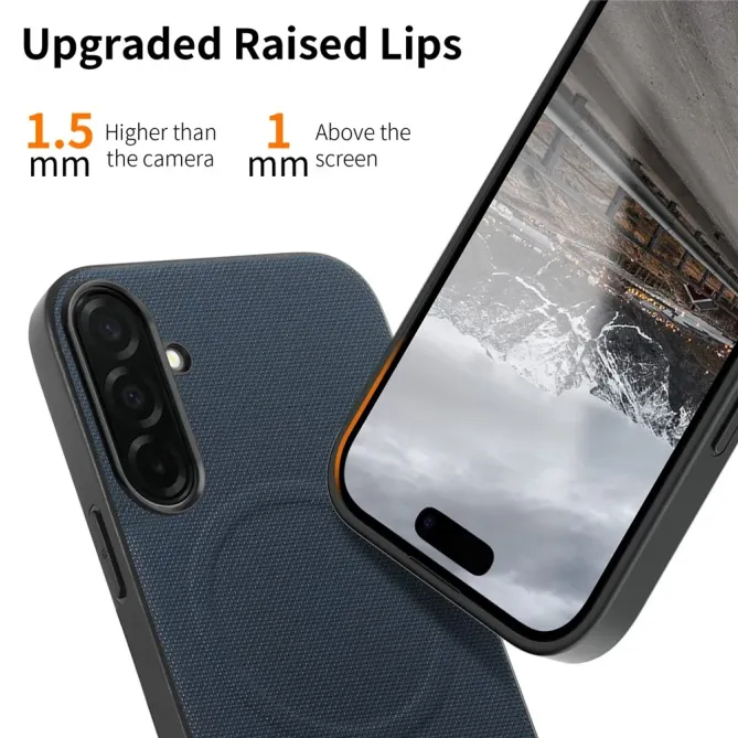 Coque Samsung Galaxy S26 Magnétique Fine Grid Texture