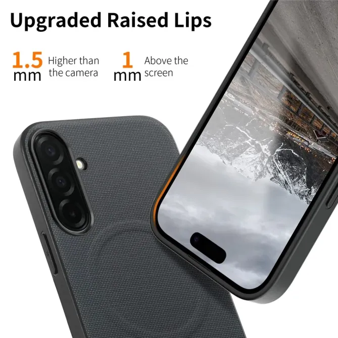 Coque Samsung Galaxy S26 Magnétique Fine Grid Texture