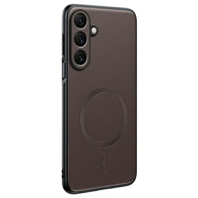 Coque Samsung Galaxy S26 Magnétique Simili Cuir | Premium-Mag