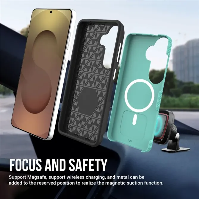 Coque Samsung Galaxy S26 Magnétique Antichoc Texture-Grip