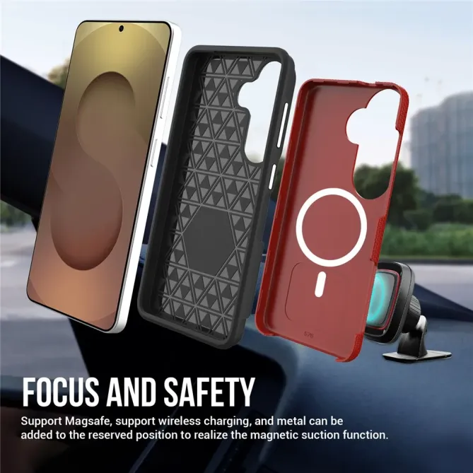 Coque Samsung Galaxy S26 Magnétique Antichoc Texture-Grip